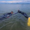 海洋でのスノーケリング教室