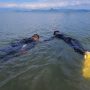 海洋でのスノーケリング教室