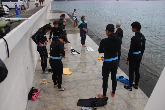 スノーケリングインストラクター資格認定講習会