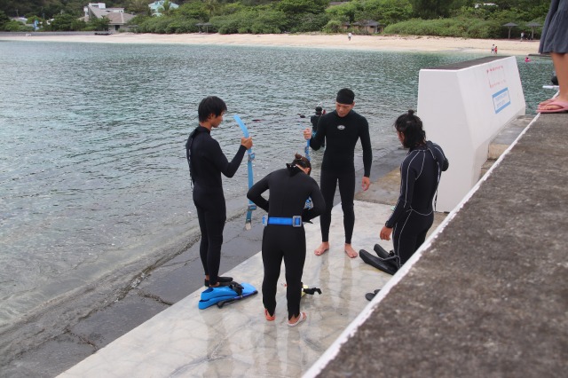 スノーケリングインストラクター資格認定講習会