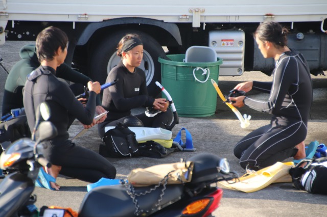 スノーケリングインストラクター資格認定講習会